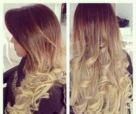 Curly hair style