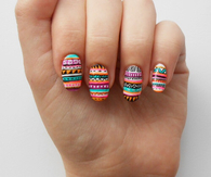 Aztec nail design