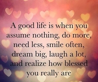 A good life