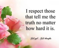 I respect those that