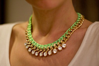 Diamond gold necklaces