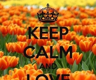 Keep calm and love spring