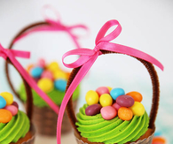 Easter Basket Cupcakes