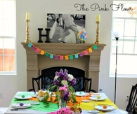 Colorful Easter Table