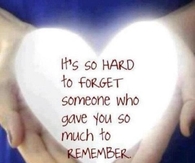 Its so hard to forget