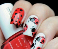 Lady bug nails