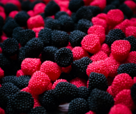 Red and black Raspberries