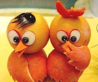 Orange birds
