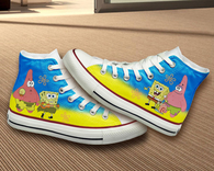 Spongebob Converse Shoes