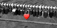 Heart shaped lock