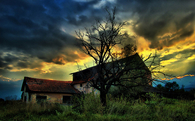 Old abandoned houses