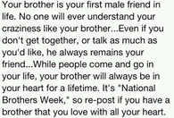 your brother