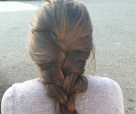 Thick French braid