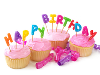 Happy birthday cupcakes