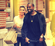 Kim Kardashian and Kanye West
