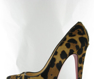 Cristian Loubourin Leopard Platform Pumps