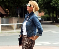 Denim & Leopard Print