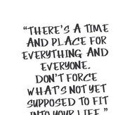 Theres A Time and Place