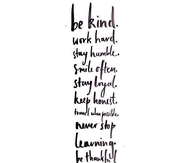 Be Kind