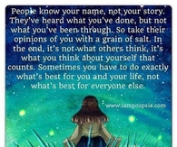 do what best for you