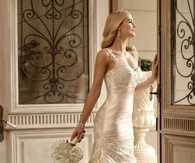 Satin & Lace Wedding Dress