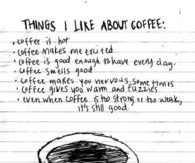 Things I Like About Coffee