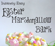 DIY Easter Marshmallow Bark