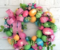 Adorable Homemade Easter Wreath