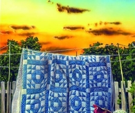 Painting of Quilt on Farm