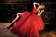 Full Red Gown