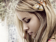 Butterfly barrette