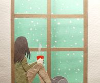 Watching the snow