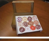 April Fools Day Printed Donuts