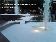 April Fools Day Bubble Fountains