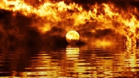 Firey moon