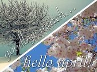 Goodbye March Hello April