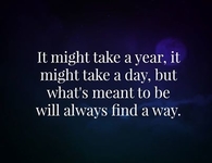 whats meant to be