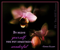 Being yourself
