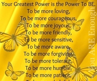 the power to be