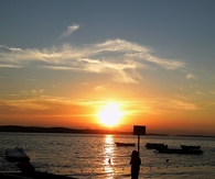 Alone with the sunset
