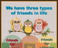 three types of friends