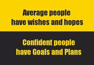 Confident people