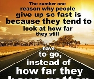 why people give up so fast