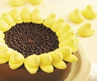 Peeps Sunflower Cake