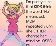 the word no