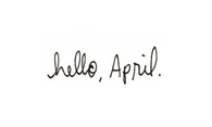 Hello april
