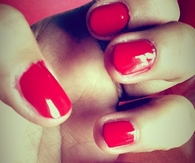 Red apple nails