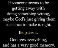 God sees everything