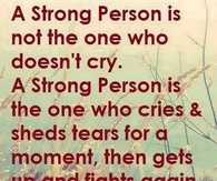 a strong person