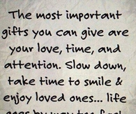 The most important things